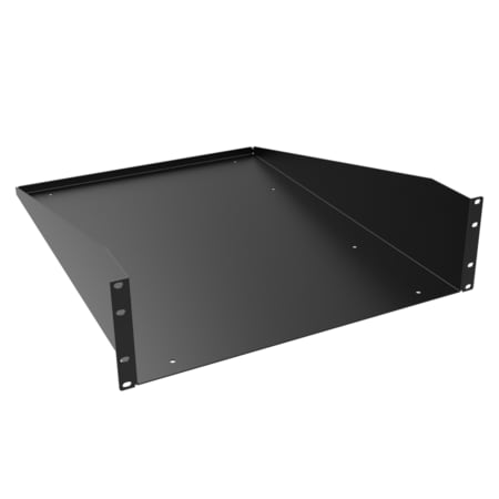 Hammond 3U UNVENTED RACK MOUNT SHELF RASU190524BK1
